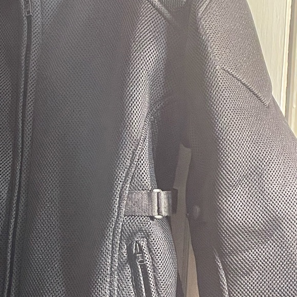 Himalaya Motorbike, black scotchlite, 3M padded, jacket. size M w/ zippers snaps - Picture 2 of 16